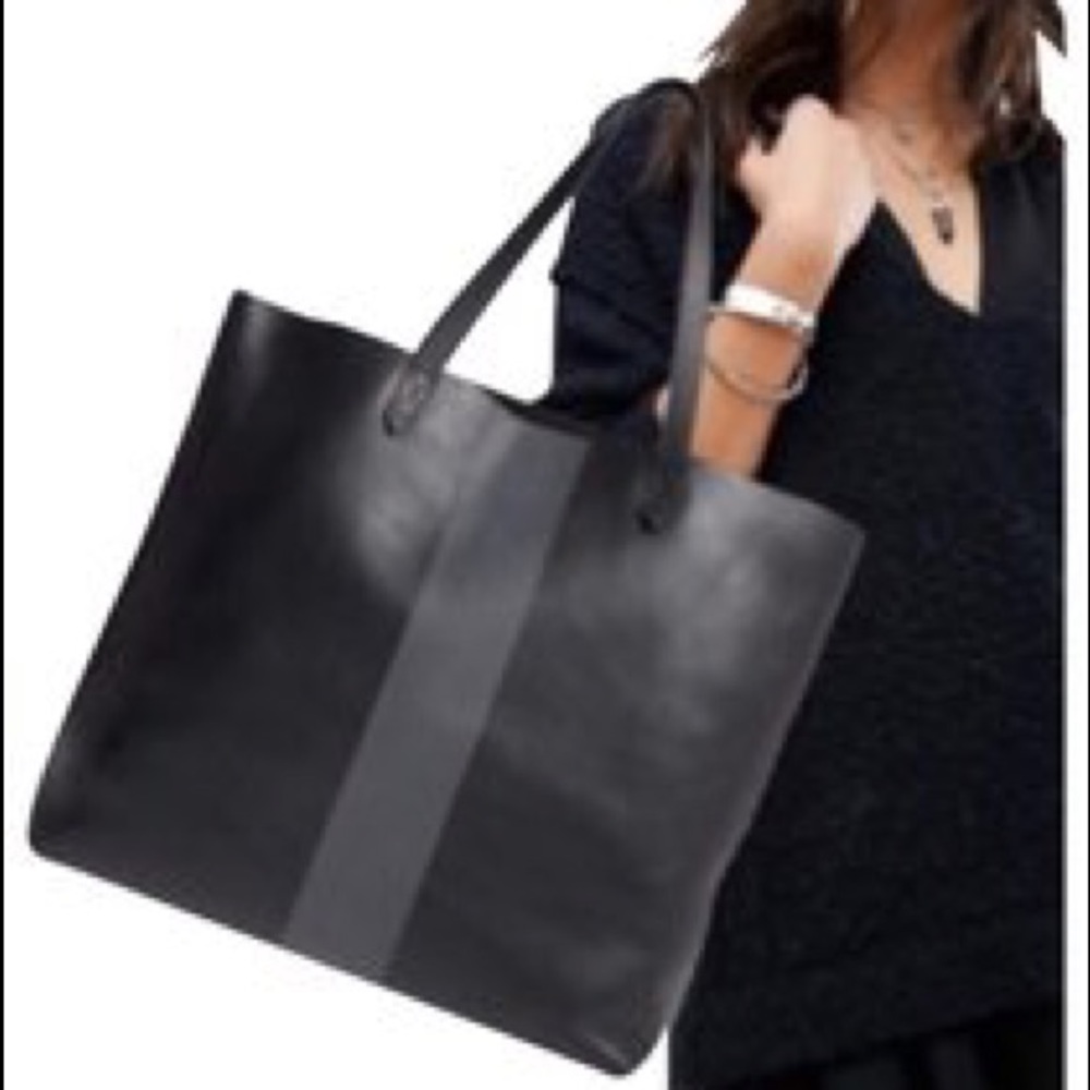 MADEWELL PAINT STRIPE TRANSPORT TOTE NWT 👜